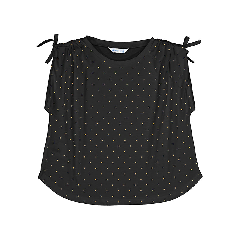Black Polka Dot T-Shirt