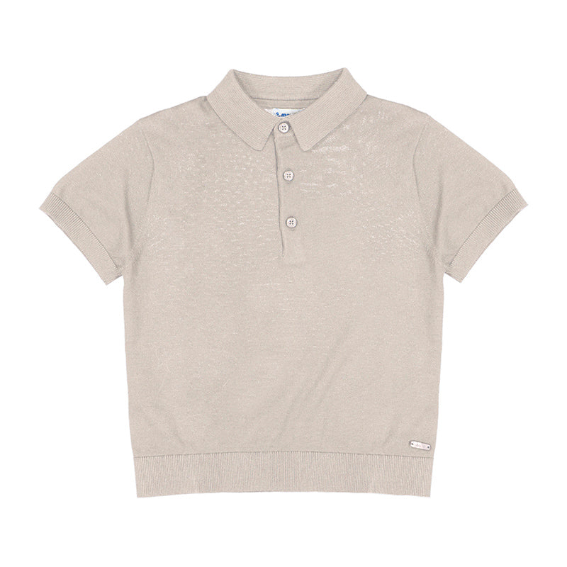Raffia Short Sleeve Polo