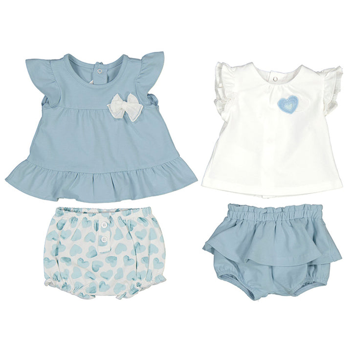 Girl Crystal Blue 4-Piece Set