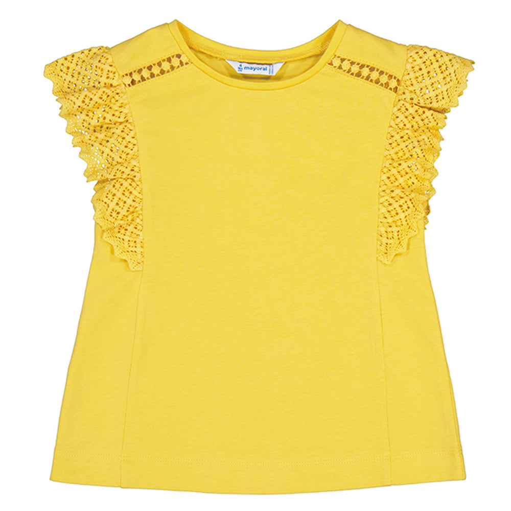 Honey Crochet Short Sleeve T-Shirt