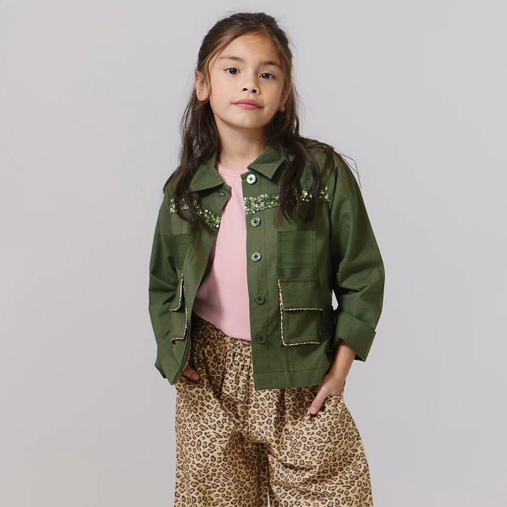 Girls Wylie Jacket - Four Leaf Clover