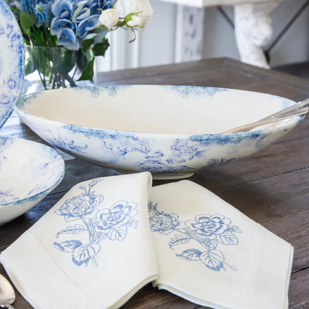 Giulietta Blue Oval Serving Bowl