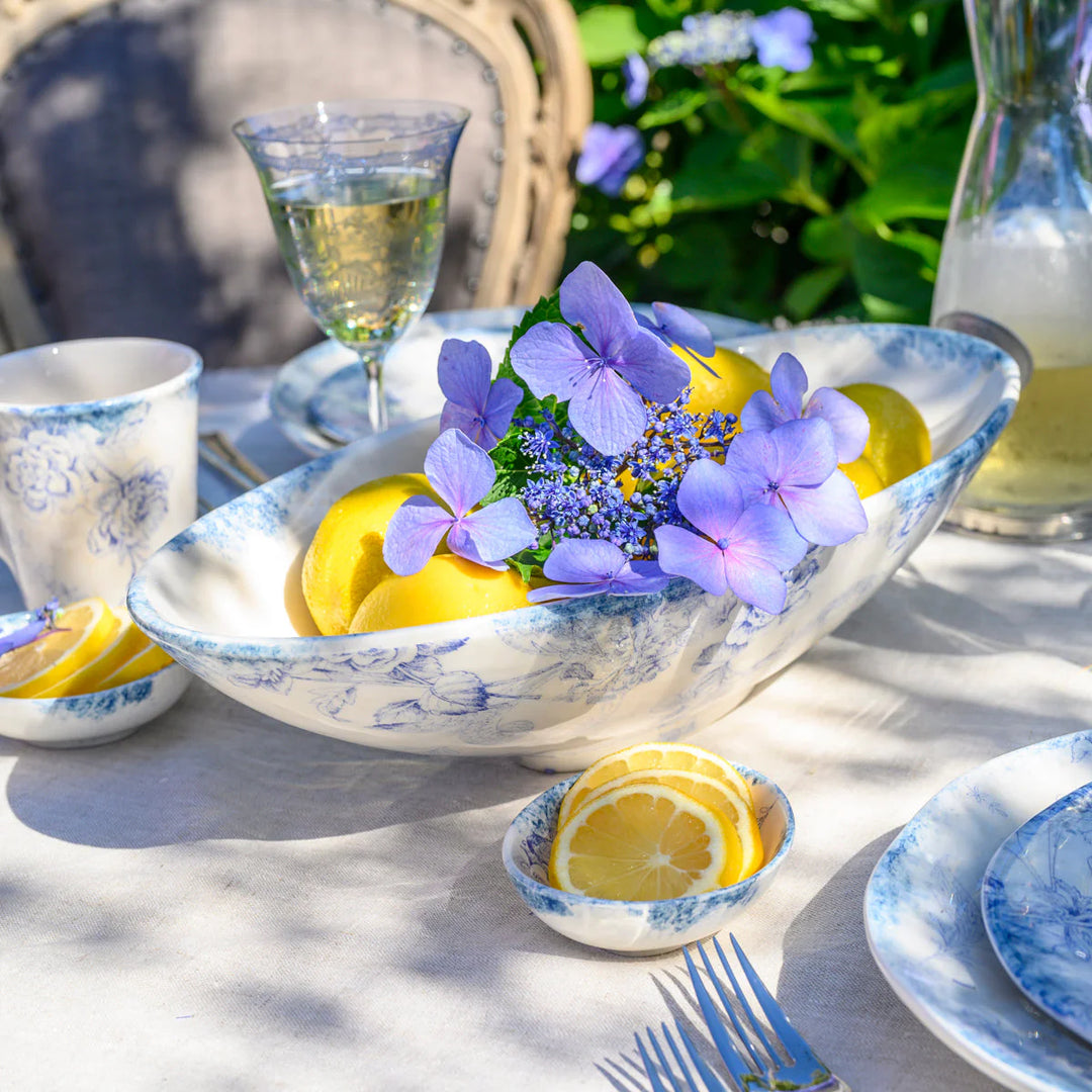 Giulietta Blue Oval Serving Bowl