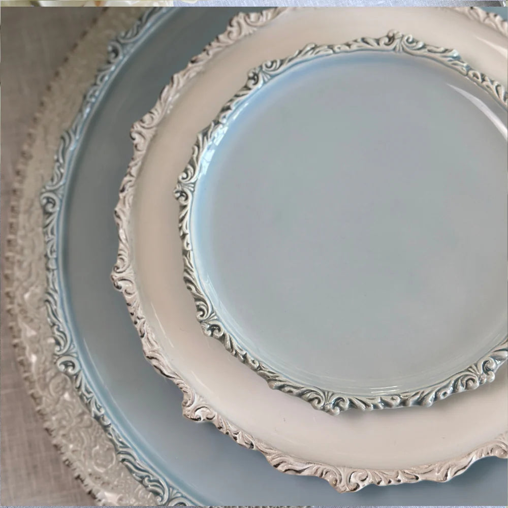 Imperial Salad/Dessert Plate - Light Blue