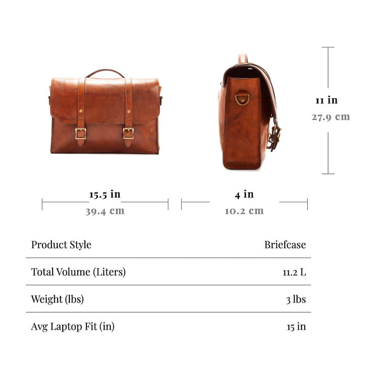 Heritage Leather Briefcase