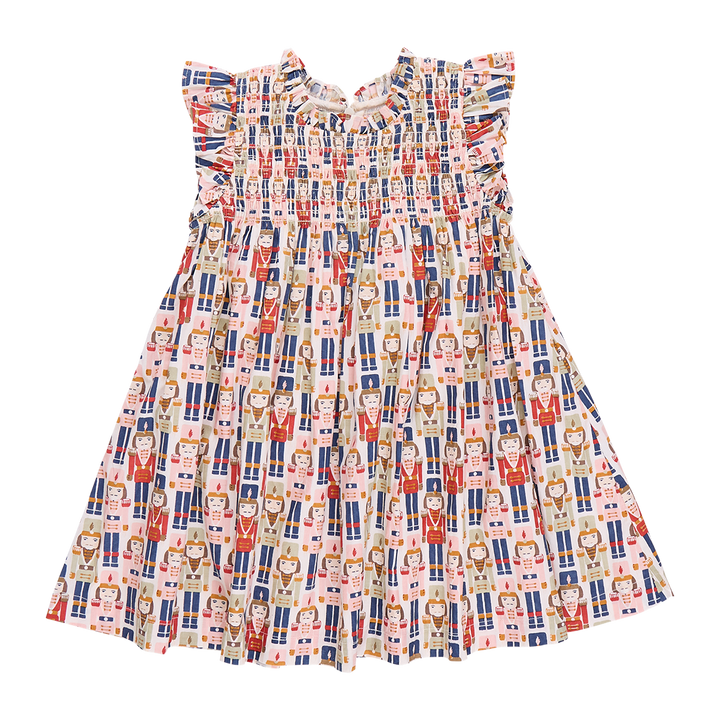 Girls Stevie Dress - Vintage Nutcracker