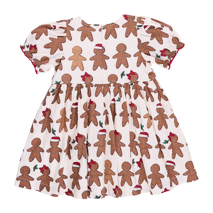 Girls Hermione Dress - Gingerbread Cookie