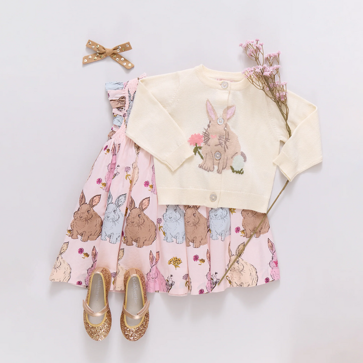 Baby Girls Maude Sweater - Bunny