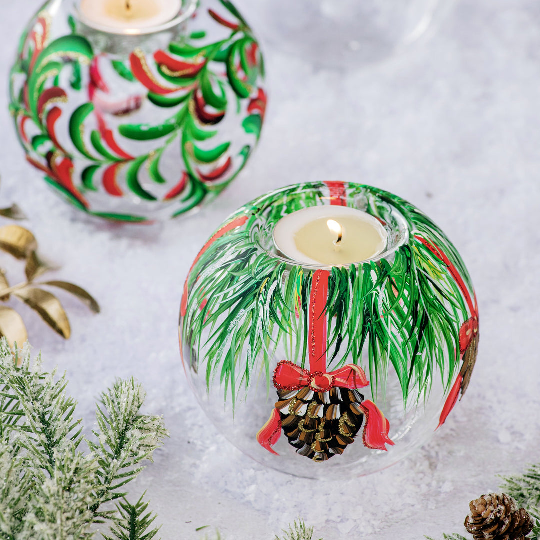 Illuminare Holiday Pinecones Votive