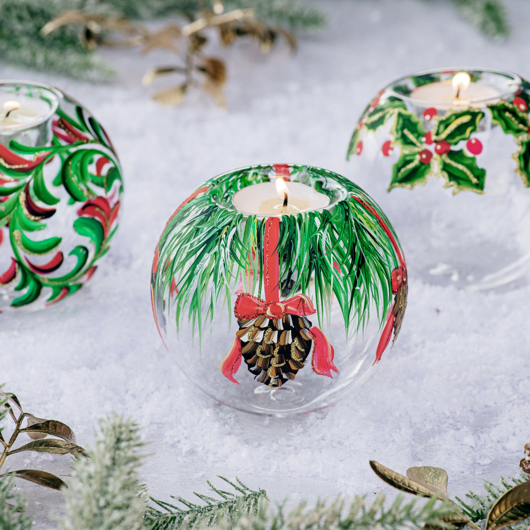 Illuminare Holiday Pinecones Votive