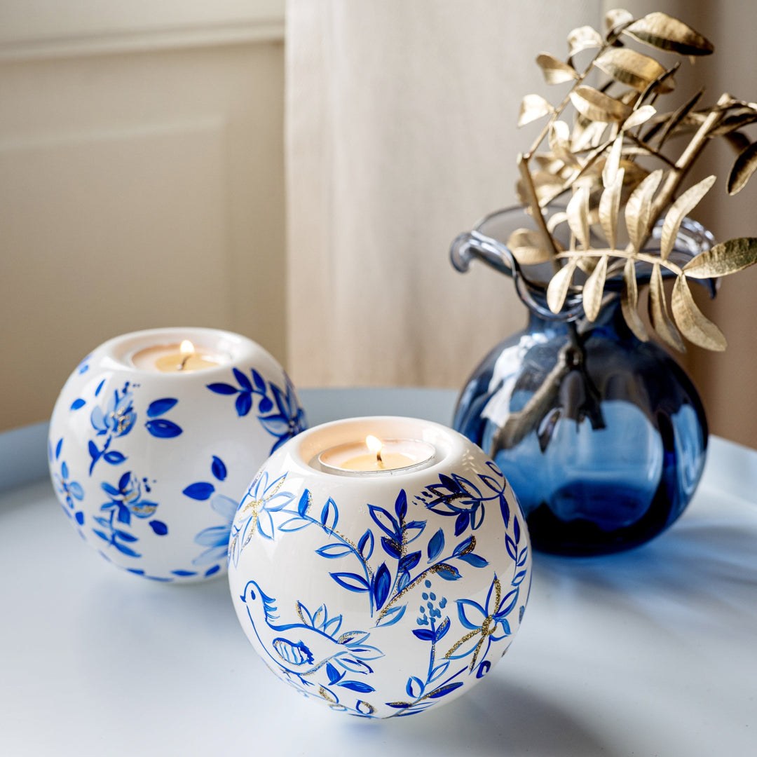 Illuminare Blue Flowers Votive