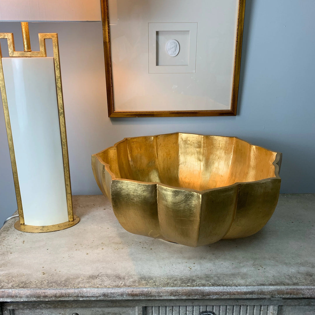 Breanne Gold Leaf Bowl