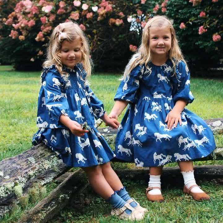 Girls Katya Dress - Wild Horses