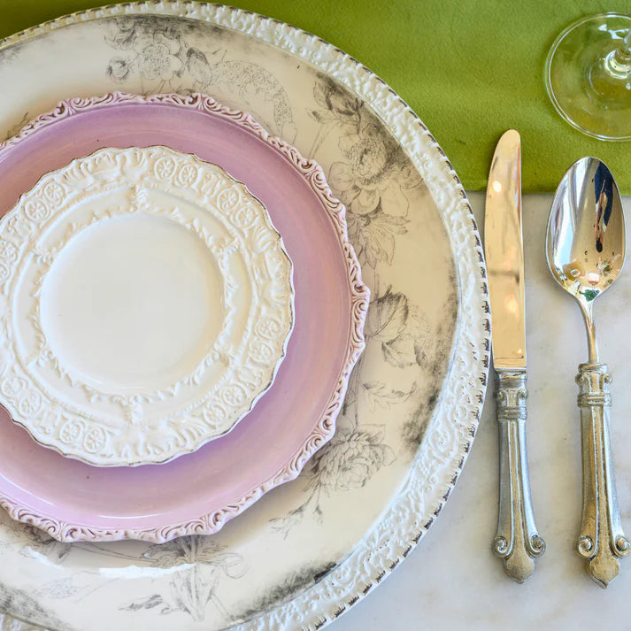Imperial Salad/Dessert Plate - Light Pink