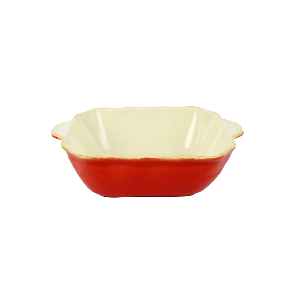 Italian Bakers Red Medium Square Baker