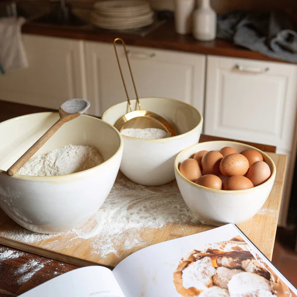 Italian Kitchen White Small Mixing Bowl