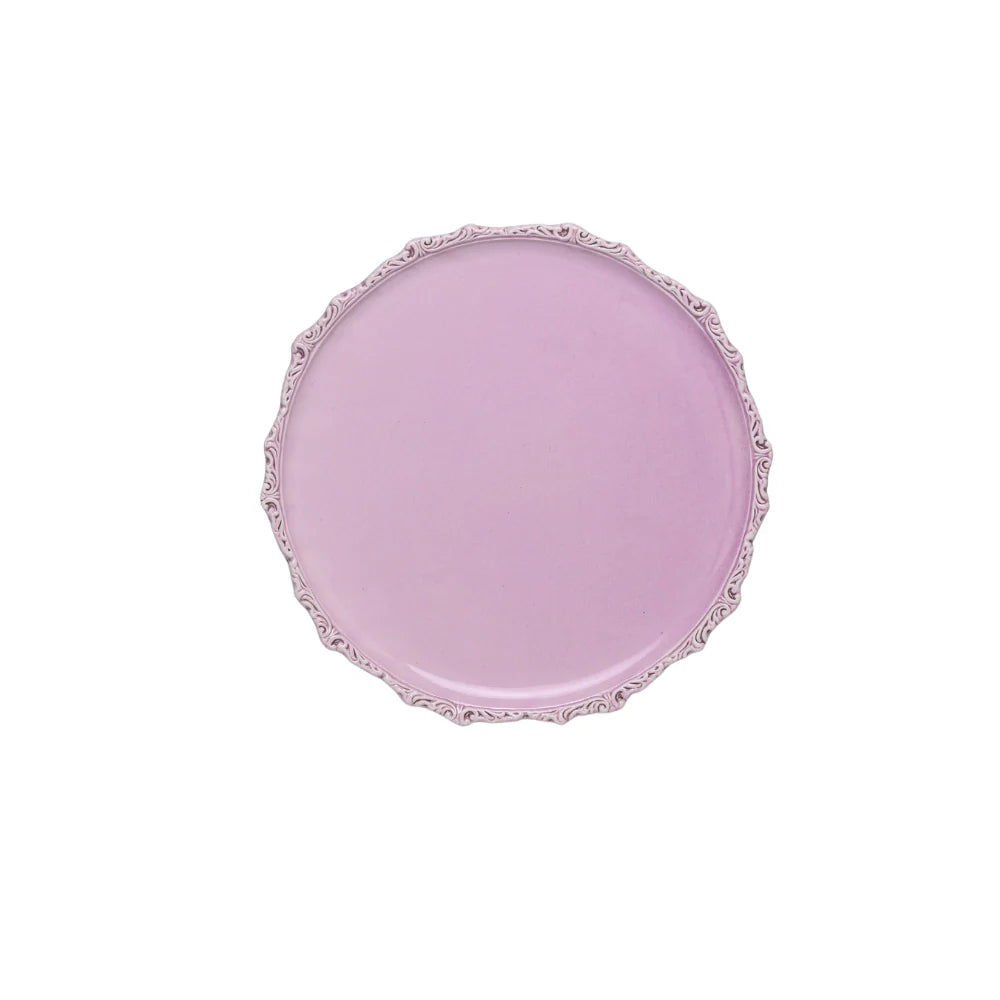 Imperial Bread/Canape Plate - Light Pink