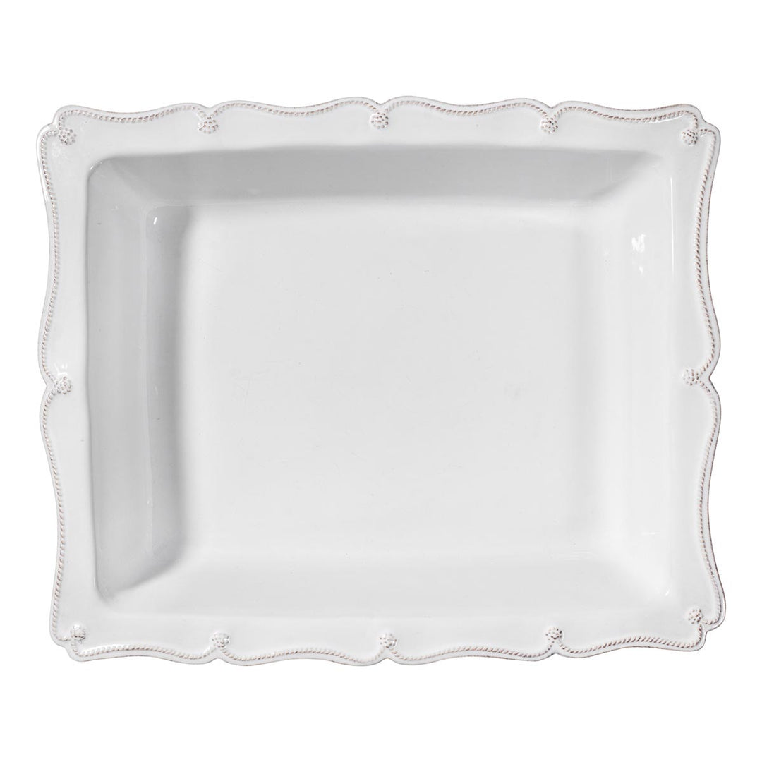Berry & Thread 17" Rectangular Baker - Whitewash