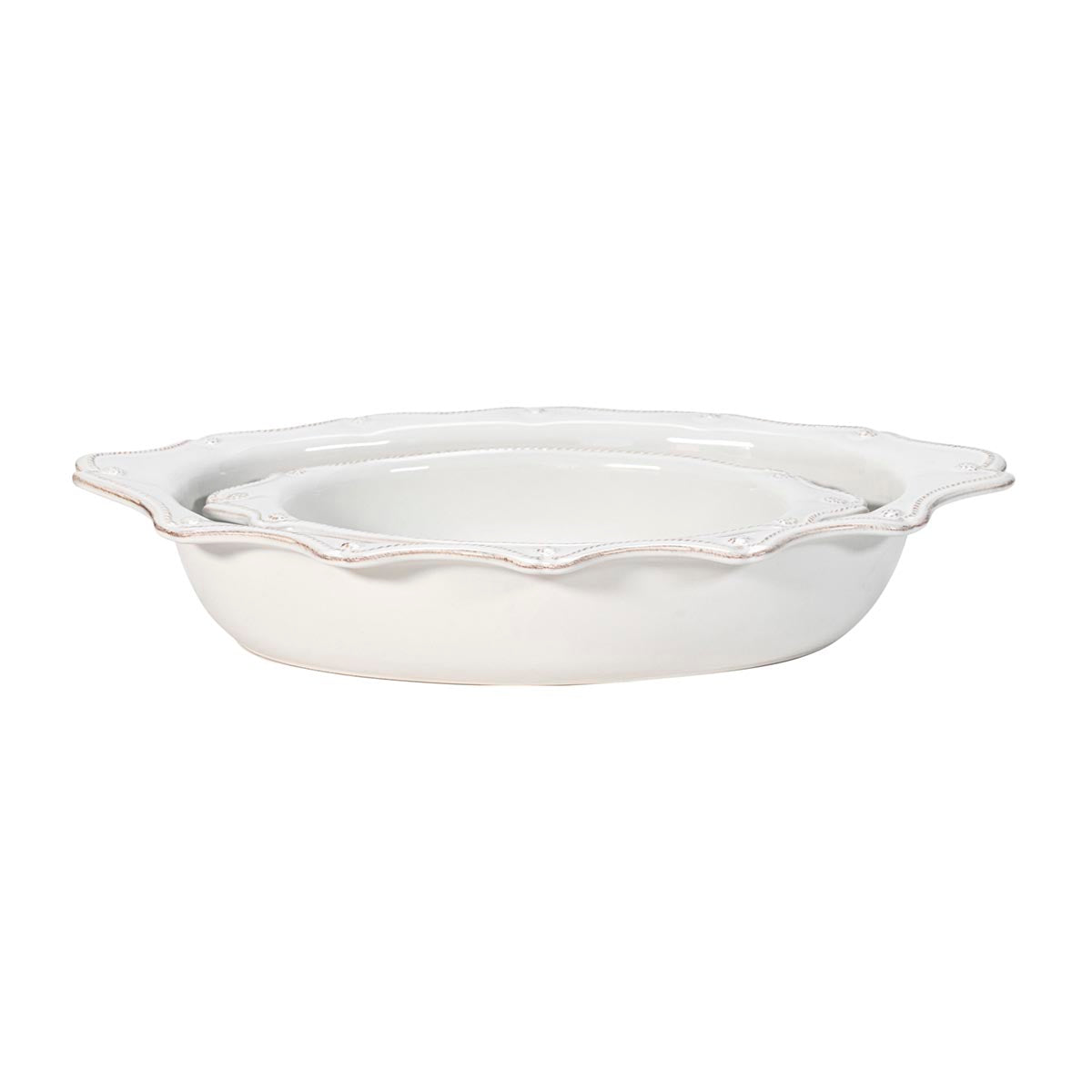 Berry & Thread Whitewash Oval Baking 2pc Set