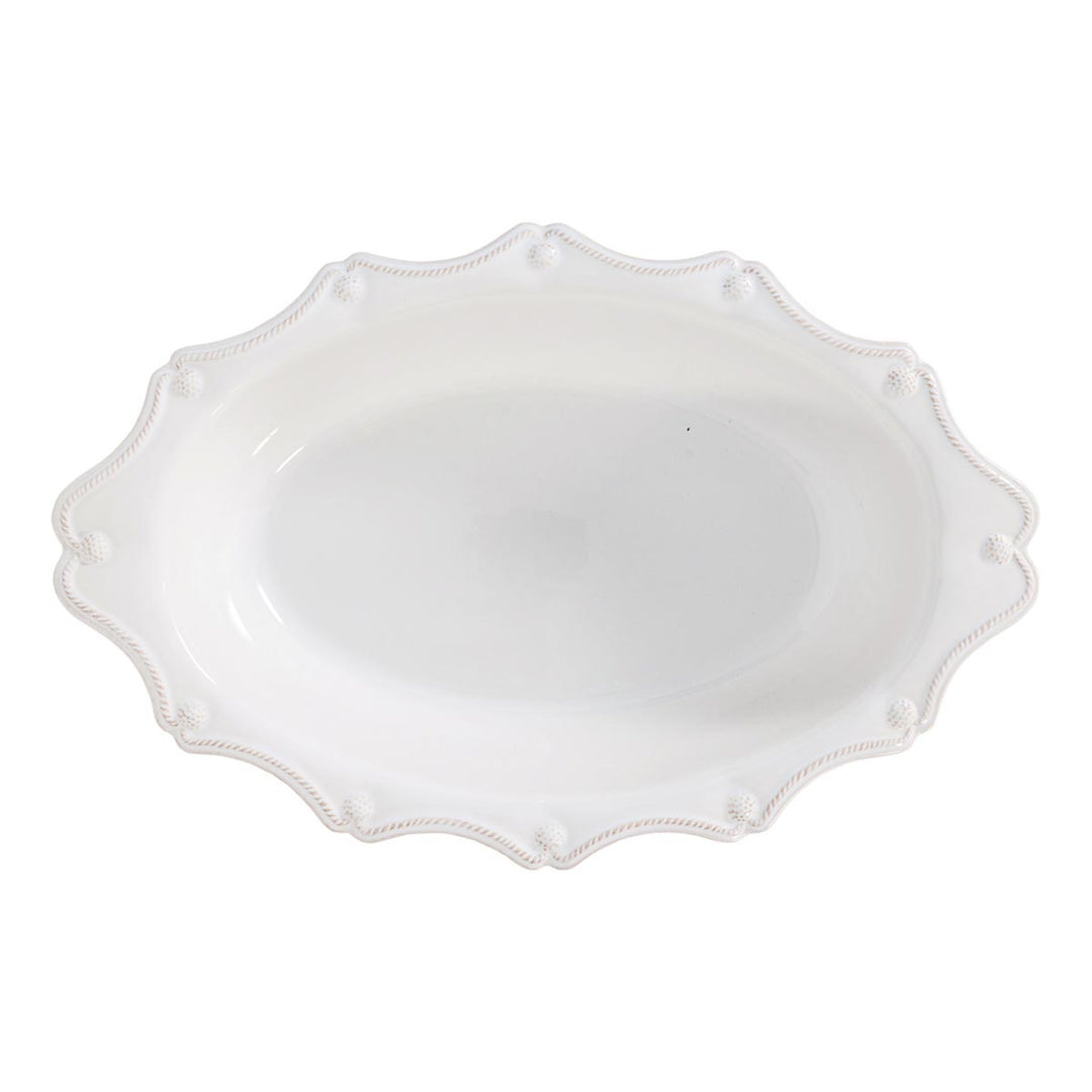 Berry & Thread Oval Baker Set/2pc - Whitewash