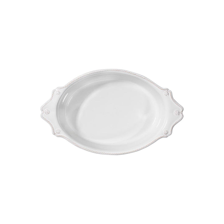 Berry & Thread Oval Baker Set/2pc - Whitewash