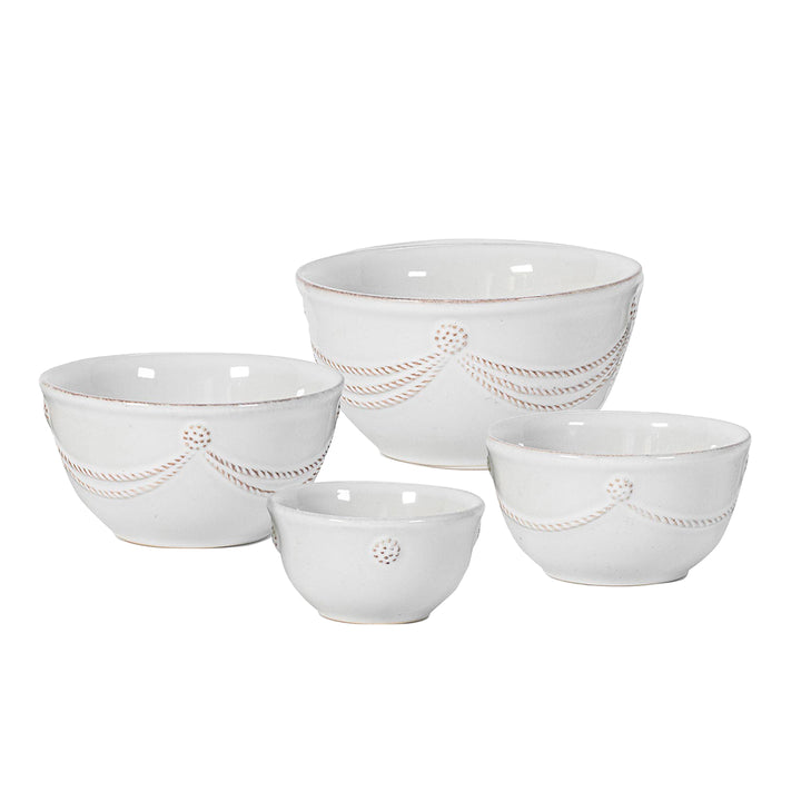 Berry & Thread Nesting Prep Bowl Set/4pc - Whitewash