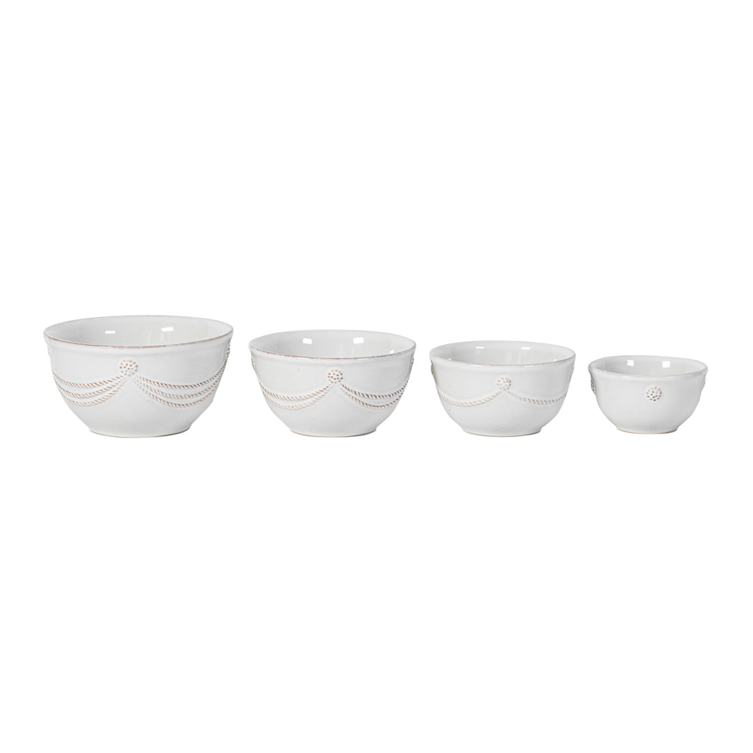 Berry & Thread Nesting Prep Bowl Set/4pc - Whitewash