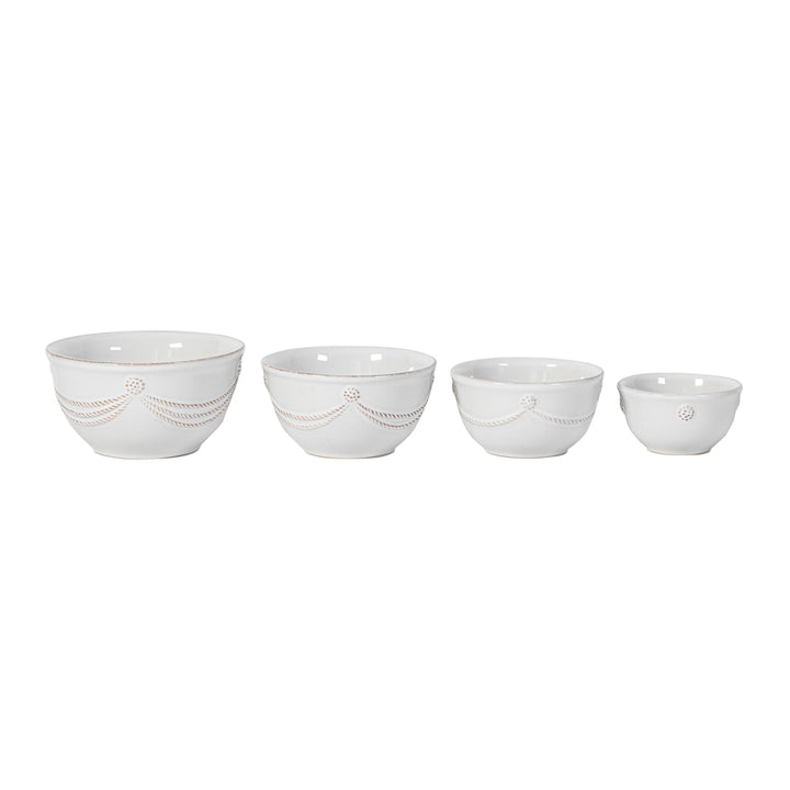 Berry & Thread Nesting Prep Bowl Set/4pc - Whitewash