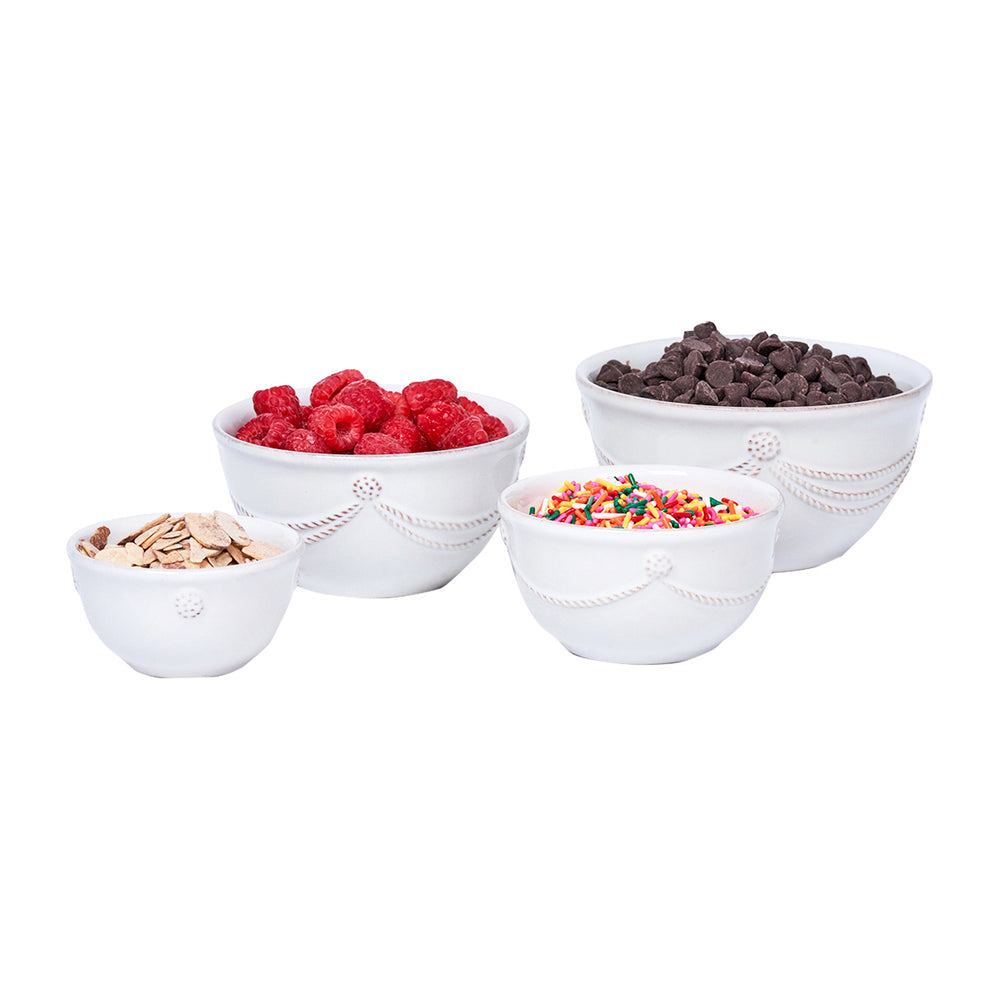 Berry & Thread Nesting Prep Bowl Set/4pc - Whitewash