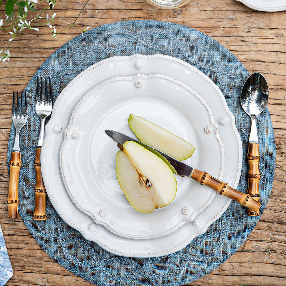 Berry & Thread Flared 4pc Place Setting - Whitewash