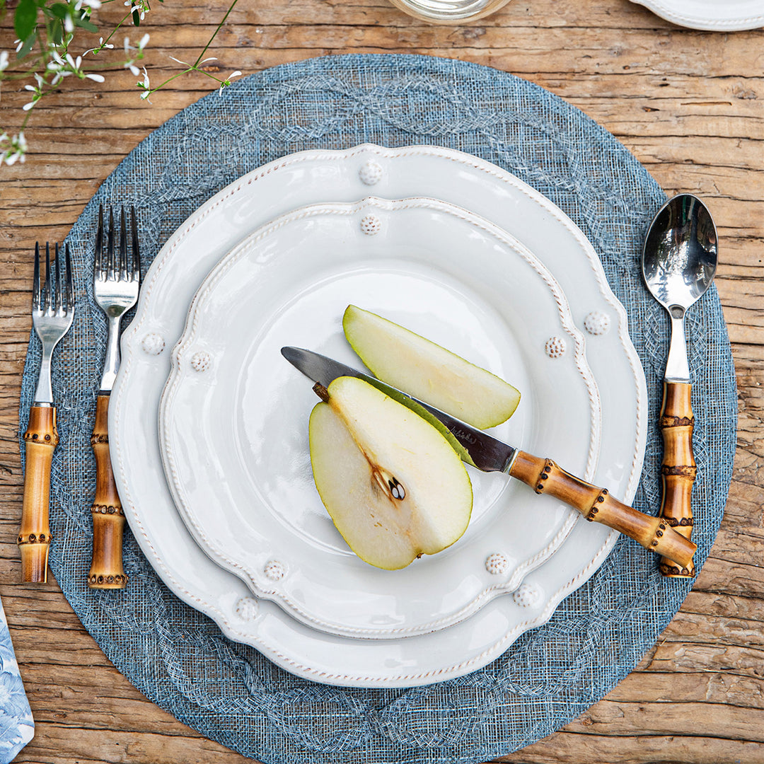 Berry & Thread Flared 4pc Place Setting - Whitewash