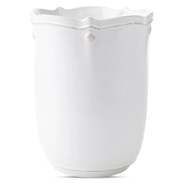 Berry &amp; Thread Wastebasket - Whitewash