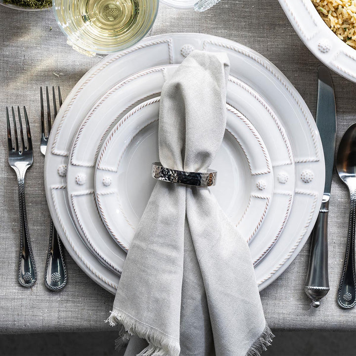 Berry & Thread French Panel Side/Cocktail Plate - Whitewash