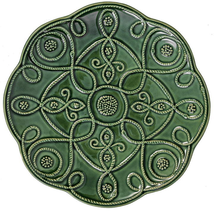 Jardins du Monde Dessert/Salad Plate Assorted Set/4 - Basil