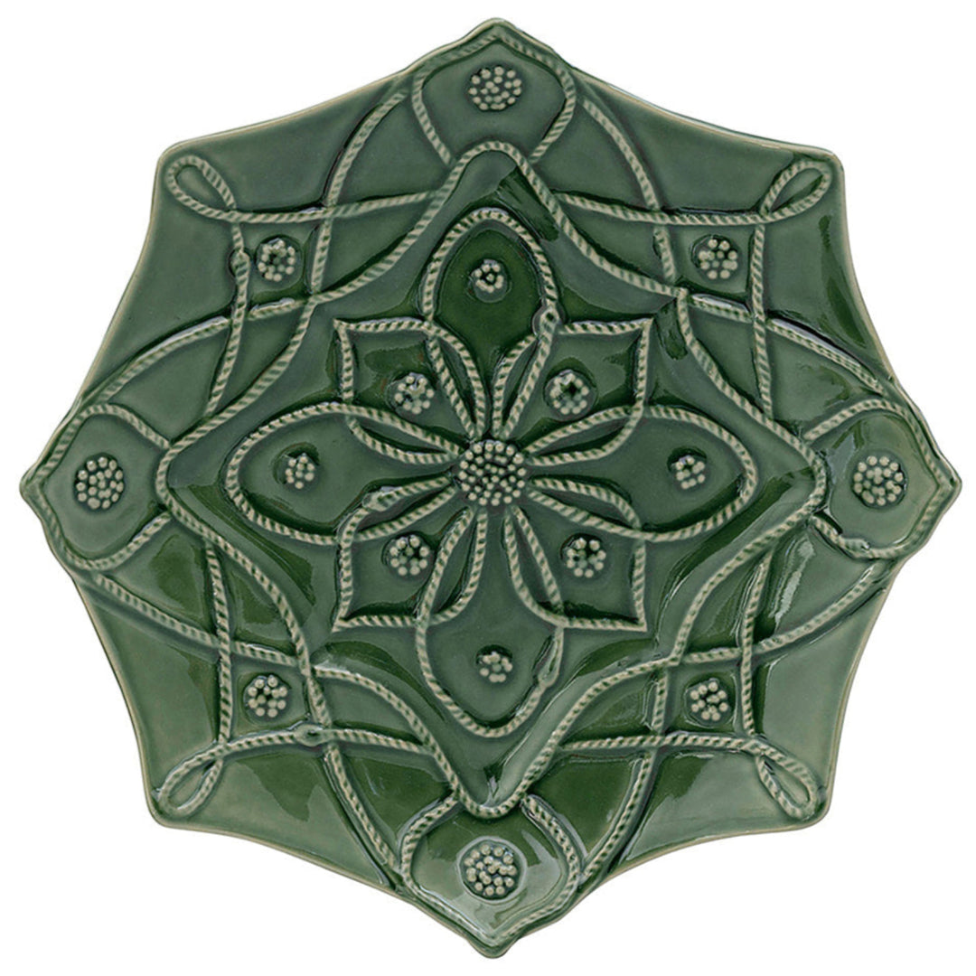Jardins du Monde Dessert/Salad Plate Assorted Set/4 - Basil