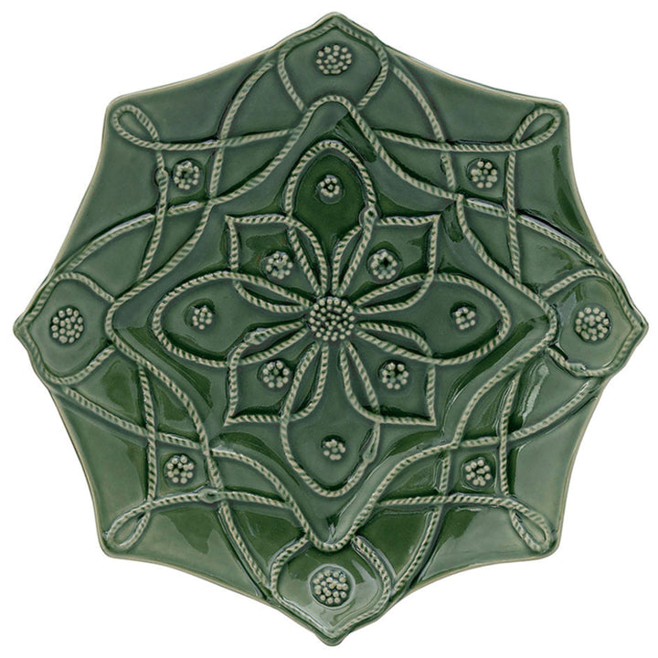 Jardins du Monde Dessert/Salad Plate Assorted Set/4 - Basil