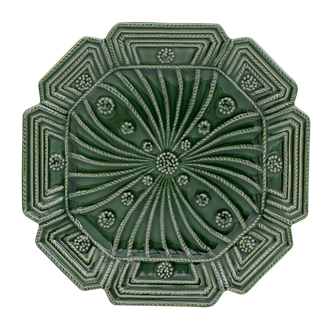 Jardins du Monde Dessert/Salad Plate Assorted Set/4 - Basil