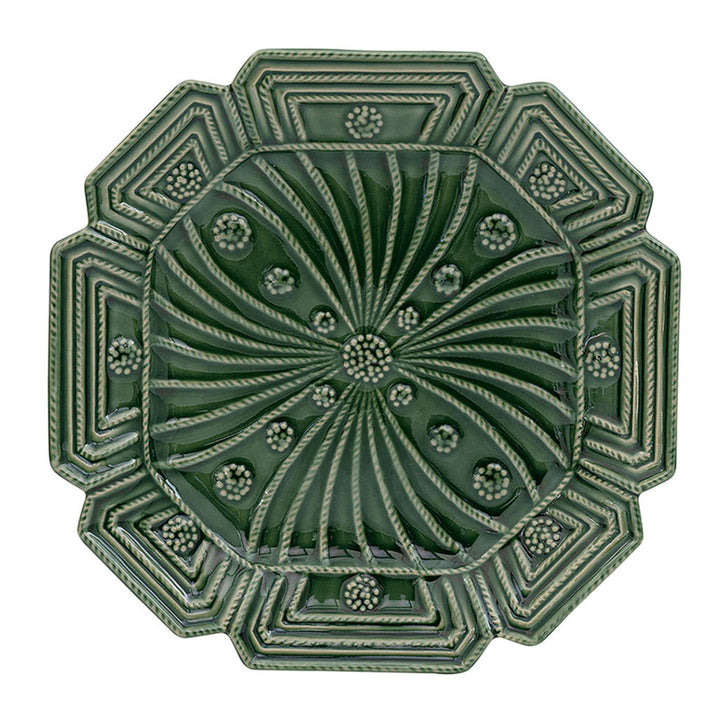 Jardins du Monde Dessert/Salad Plate Assorted Set/4 - Basil