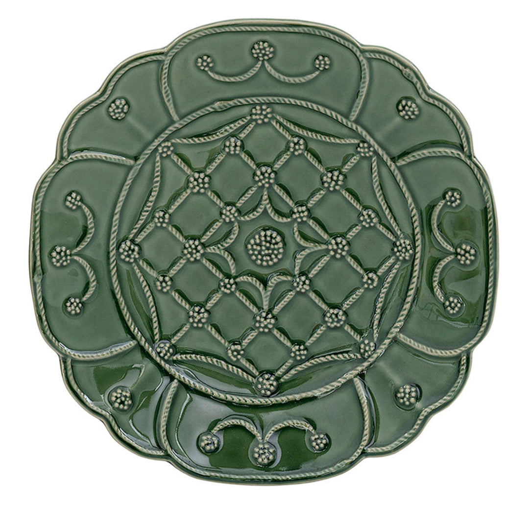 Jardins du Monde Dessert/Salad Plate Assorted Set/4 - Basil