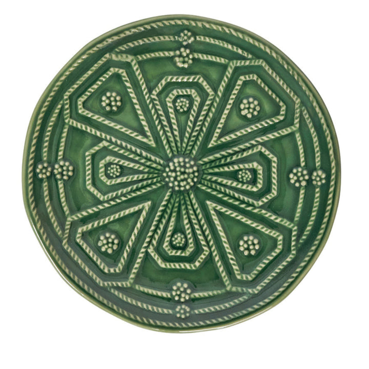 Jardins du Monde Side/Cocktail Plate Assorted Set/4 - Basil