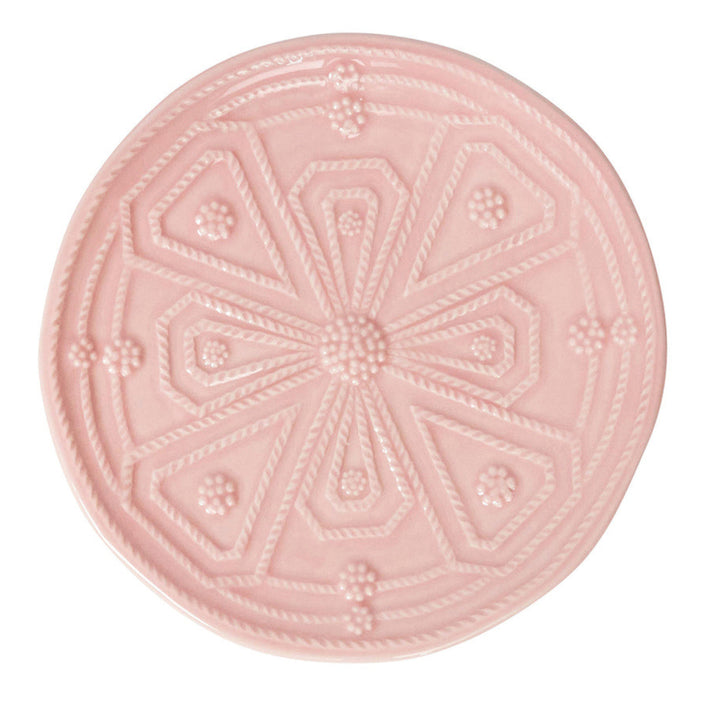 Jardins du Monde Side/Cocktail Plate Assorted Set/4 - Blush
