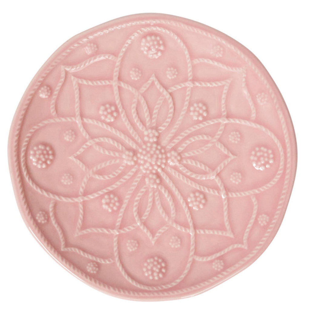 Jardins du Monde Side/Cocktail Plate Assorted Set/4 - Blush
