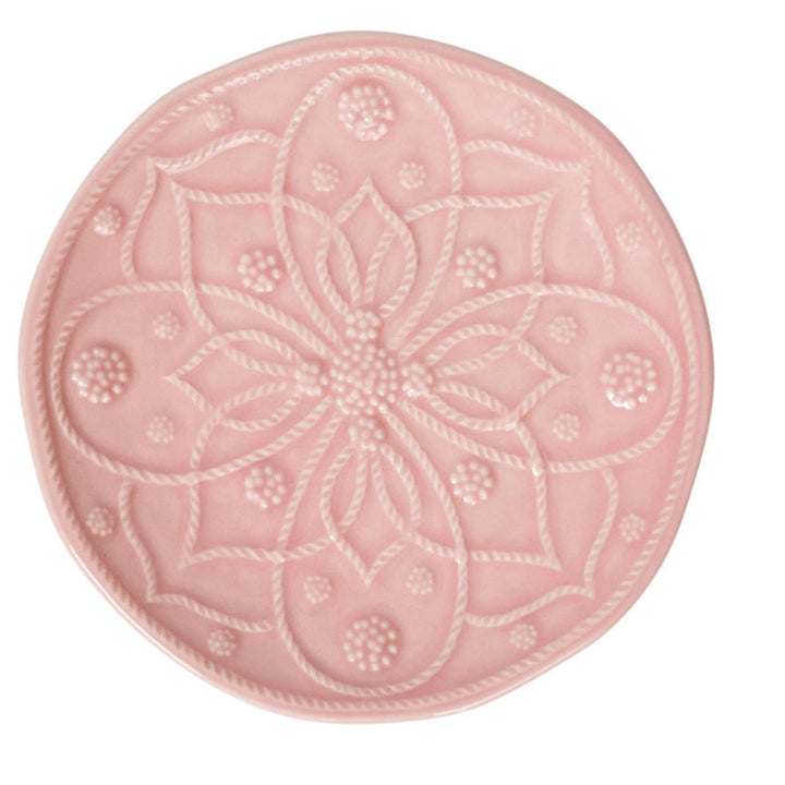 Jardins du Monde Side/Cocktail Plate Assorted Set/4 - Blush
