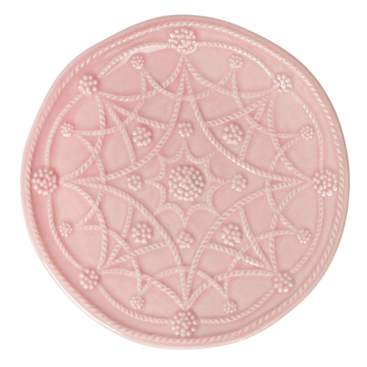 Jardins du Monde Side/Cocktail Plate Assorted Set/4 - Blush
