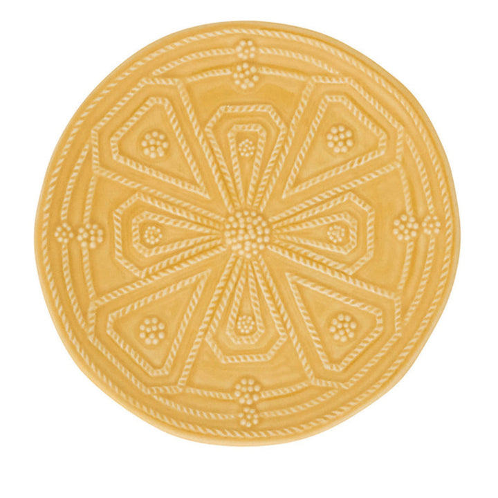 Jardins du Monde Side/Cocktail Plate Assorted Set/4 - Daffodil