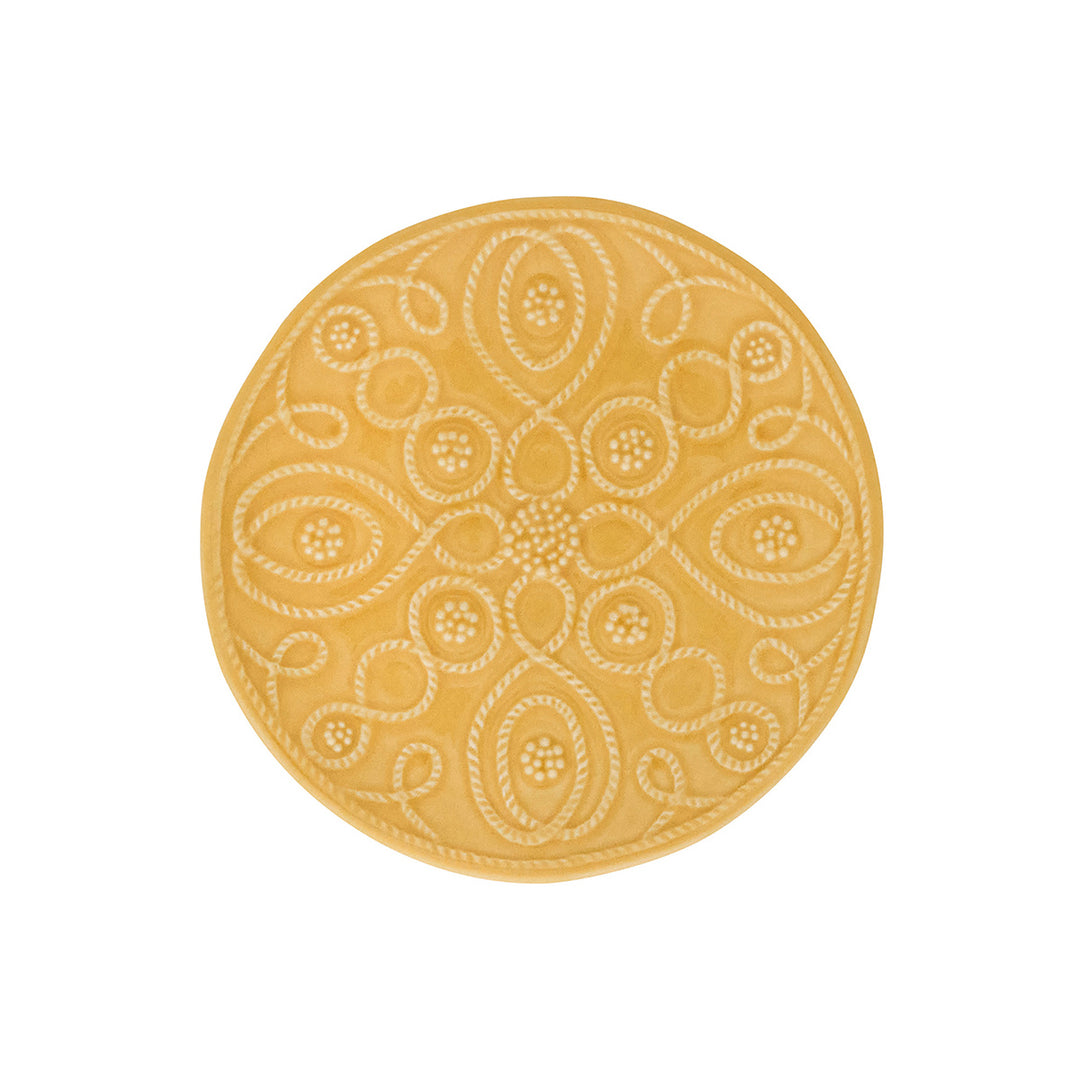 Jardins du Monde Side/Cocktail Plate Assorted Set/4 - Daffodil