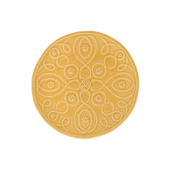 Jardins du Monde Side/Cocktail Plate Assorted Set/4 - Daffodil