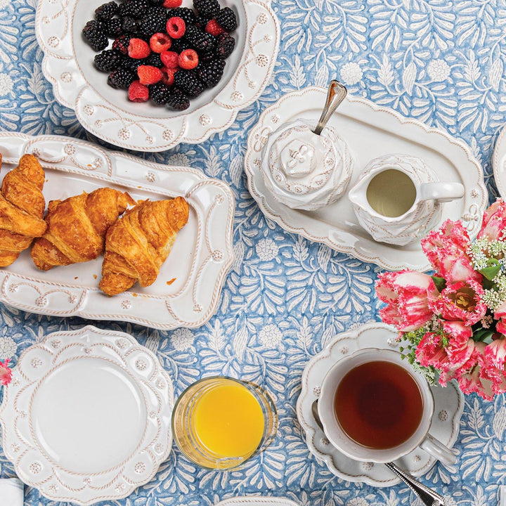 Jardins du Monde 4pc Place Setting - Whitewash