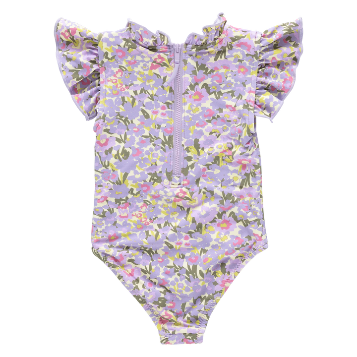 Girls Jennifer Suit - Allover Sketched Floral
