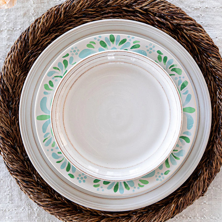 Bilbao Dinner Plate - Whitewash
